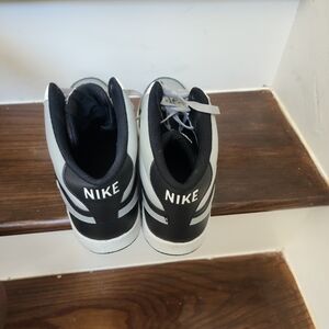 Nike Mens Court Vision Black and White